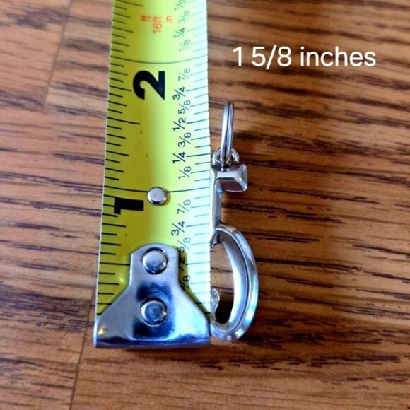 BRIGHTON "Numeric Amulet" Silver Number 5 Pendant Charm - Picture 3 of 5